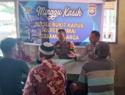 Minggu Kasih Kapolsek Bukit Kapur, Sampaikan Pengaduan Anda di Sini!