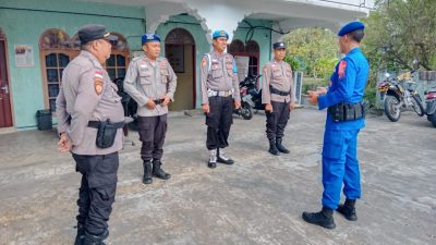  Satgas Preventif OMB Polres Rohil Bersihkan Ruangan Bawaslu dan Pengamanan Standby
