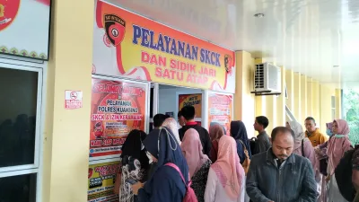 Adanya Pemberkasan PPPK, Pemohon SKCK di Polres Kuansing Membludak