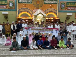Irwasda Polda Riau Ajak Masyarakat Inhu Ciptakan Pemilu Damai Usai Sholat Subuh Berjamaah
