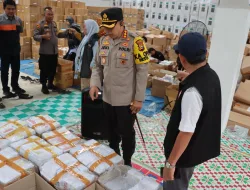 Kapolresta Pekanbaru Cek dan Tinjau Gudang Penyimpanan Logistik Pemilu 2024
