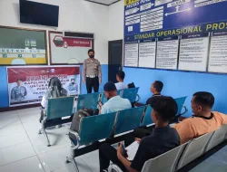 Satpas 0923 Lantas Polres Rohil Gelar Coolling System Bersama Warga