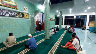 Satresnarkoba Polres Dumai Gelar Sholat Subuh Berjamaah Keliling