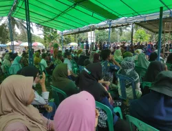 Rusli Zainal Hadiri Deklarasi Dukungan Relawan Gerlamata di Kijang Rejo