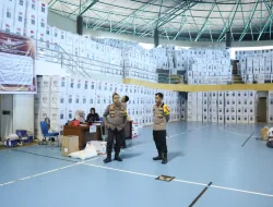 Kapolres Kampar Pimpin Pengecekan Logistik Pemilu 2024