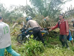 Pastikan Lokasi TPS Aman, Kapolres Pelalawan Perintah Personel Cek Lokasi TPS Pemilu 2024