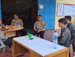 Kabag SDM Polres Dumai Monitoring Pengawasan dan Pengamanan Kantor Penyelenggara Pemilu 2024