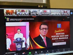 REFLEKSI PERJALANAN DAN HARAPAN BARU, APEL AWAL TAHUN 2024 BERSAMA MENTERI HUKUM DAN HAM RI