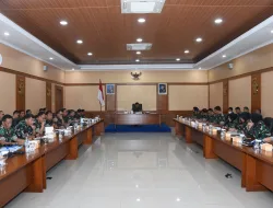 Dankoharmatau Menerima Paparan Sasaran Program Karja dan Anggaran TA 2024