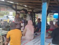 Kunjungi Candi Muara Takus, Kapolsek XIII Koto Kampar Laksanakan Cooling System Jelang Pemilu 2024