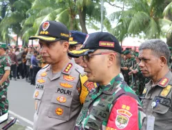 Gelar Apel Pengamanan Kedatangan Presiden Jokowi di Kota Tangerang, 1.084 Personil Gabungan Disiagakan