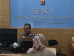 Ka SPKT Wilayah Hukum Polsek Citeureup Pelayanan Masyarakat Dan   monitoring Tahanan Wujud Kondusifitas Wilayah Binaan