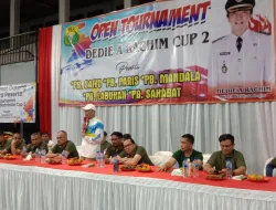 Open Turnamen Badminton Dedie A Rachim Cup II Resmi dibuka