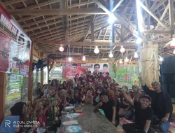Caleg DPR – RI dan Caleg DPRD Provinsi dari Partai PDI Perjuangan Kampanye di wilayah Kecamatan Dramaga
