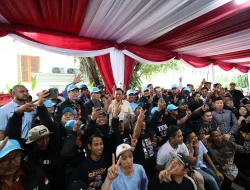 Nelayan se-Jawa Gruduk Kediaman Prabowo, Nyatakan Dukungan Menang Pemilu 2024 Satu Putaran