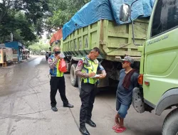 2 Hari Operasi Gabungan, 58 Truk Tanah Langgar Aturan Jam Operasional, Kapolres : Tindak Tegas Untuk Efek Jera