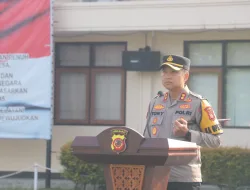 Kapolres Sukabumi AKBP Toni Prasetyo Pimpin Apel Perdananya, Tegaskan Jajarannya untuk Jaga Netralitas Pemilu 2024