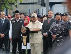 Prabowo Lepas Keberangkatan Kapal RS TNI KRI Radjiman untuk Kirim Bantuan ke Palestina