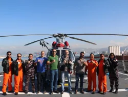 Siap Operasional, Heli HS-1305 o/b KRI Diponogoro-365 Penuhi Persyaratan PBB