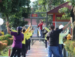 Sabtu Sehat dengan Senam Pagi bagi Pegawai dan Warga Binaan Pemasyarakatan