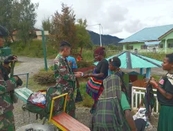 Layanan “Halo Doc” Satgas 330, Primadona Warga Intan Jaya