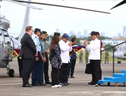 Disaksikan Jokowi, Prabowo Serahkan Pesawat Keempat C-130J Super Hercules Untuk TNI AU