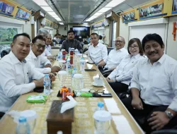 Hadiri Joy Ride Bersama PT KAI, Menteri ATR/Kepala BPN: Naik Kereta Anti Macet, Anti Mumet