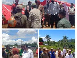 Polres Aktif Berikan Rasa Aman Terhadap Para Pengungsi Korban Tanah Longsor, Hingga Menteri Sosial Terkesan Dengan Kegiatan Trauma Healing Polres Sukabumi