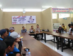 Jum’at Curhat Bersama Ojeg Pangkalan, AKBP Tony Serap Masukan Dan Keluhan