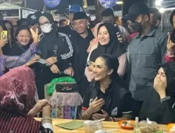 Blusukan ke Pasar Rakyat, Atikoh Kagumi Pasar yang Rapi dan Bersih