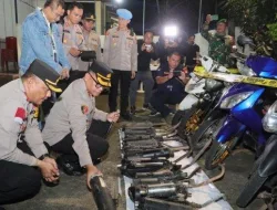 Operasi Kejahatan Jalanan Jelang Pemilu 2024, Polsek Koja Sita 143 Kenalpot Tidak Sesuai Standar