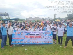 Cakra Buruh 02 Sumut Senam Gemoy Deklarasi Dukung Prabowo-Gibran Menang 1 Putaran