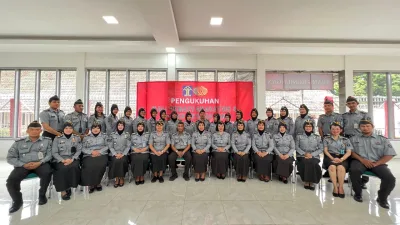 Sah, Kalapas Kukuhkan Wali Pemasyarakatan dan Kader Kesehatan Warga Binaan