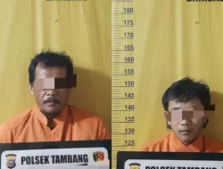 Polsek Tambang Tangkap Ayah dan Abang Pencabul 2 Anak Tirinya