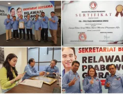Tim Relawan Pro Pa-Gi Deklarasikan Dukungan Kepada Prabowo-Gibran Presiden 2024-2029