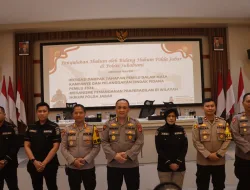 Antusiasme Anggota Polres Sukabumi dalam Mengikuti Penyuluhan Hukum Yang digelar Bidkum Polda Jabar