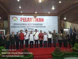 Pelantikan Pimpinan Kecamatan Majelis Umat Kristen Indonesia (PK MUKI) dan Seminar Kebangsaan Kab. Cilacap