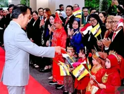 Presiden Jokowi Disambut WNI di Bandar Seri Begawan Brunei Darussalam