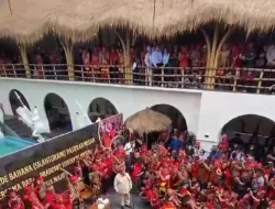 Komitmen Pasukan Merah Masyarakat Dayak Kalbar Siap Menangkan Paslon Nomor Urut 2