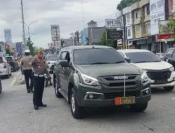 Dirlantas Polda Riau Turun Langsung Urai Kemacetan