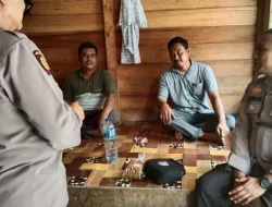 Kapolsek XIII Koto Kampar Himbau Tokoh Masyarakat Desa Tanjung Alai Sukseskan Pemilu 2024