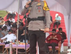 Kapolres Pelalawan Beri Arahan 1827 Petugas PPS yang Baru Dilantik
