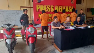 Pelaku Pencurian Motor Terekam CCTV di Perum Cipta Karya Asri Ditangkap