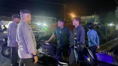 Cegah Kriminalitas, Polsek Kempas Gencar Patroli Malam Jelang Pemilu 2024
