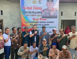 Kapolres Pelalawan Hadiri Acara Silaturahmi IK-Sambas Kalbar di Kabupaten Pelalawan Dalam Rangka Cooling System Pasca Pemilu 2024