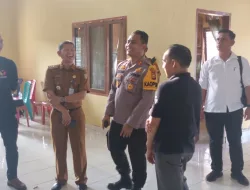 Kunjungi PPK Kecamatan Sentajo Raya, Kapolres Kuansing Cek Gudang Logistik PPK 