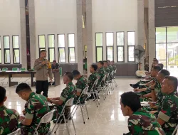 Kombes Pol Hery Murwono Berkolaborasi dengan TNI Beri Pembekalan Tentang Media dan Publikasi di Korem 031/Wirabima