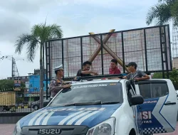 Dukung Program Beyond Trust Presisi 2024, Polres Dumai Pasang Kaca Film 20 Persen pada Rotator Belakang Mobil Dinas