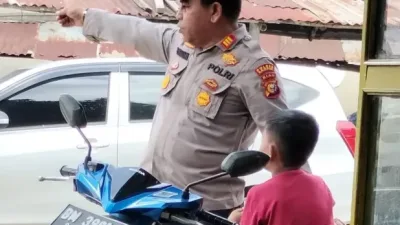 Kapolsek Tambang Titip Pesan Positif kepada Anak Penerus Bangsa