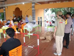 Kapolres Kuansing Rela Jemput Pemilih Disabilitas Menuju ke TPS